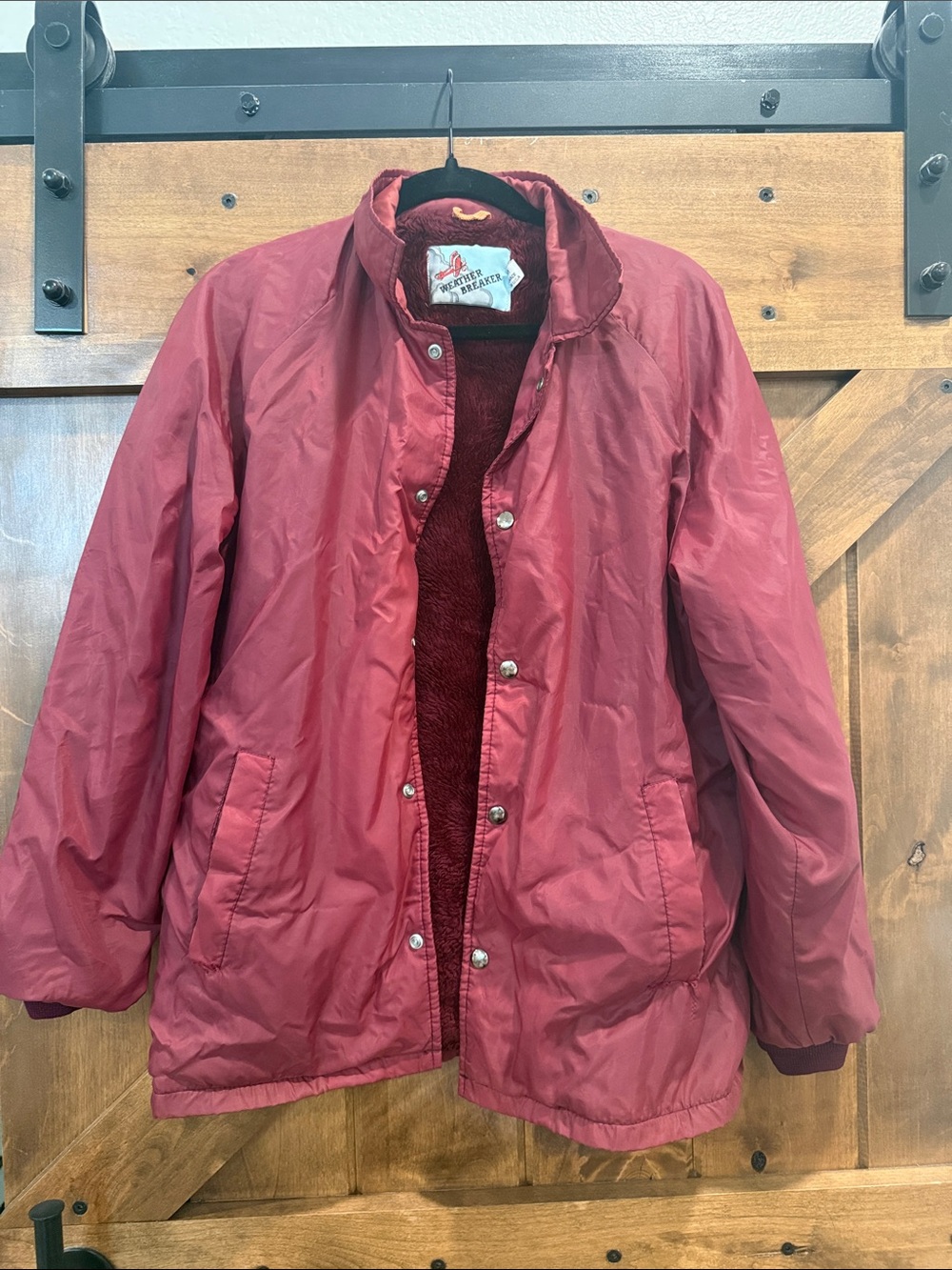 Vintage Maroon Jacket Size Medium